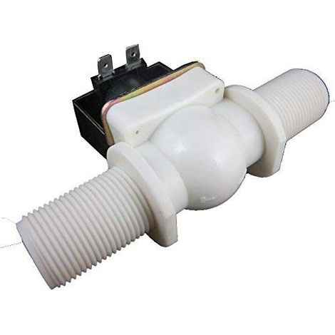 Électrovanne électrique G3/4" normalement fermée N/C Interrupteur de débit d'entrée d'eau DC 12 V
