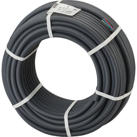 DEBFLEX - COURONNE DE GAINE PRE FILEE 3X1.5 MM² Ø16 50 M GRIS - 410513