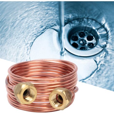 Tube capillaire souple en cuivre 2,8 mm G1/4" pour pièces de réfrigération (2000 mm) (1/5)