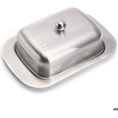 Boîte À Beurre - Acier Inoxydable Alimentaire - Pour Cuisine Maison Et Professionnelle - 12 2 X 18 5 X 6 8 Cm - 1 Pièce