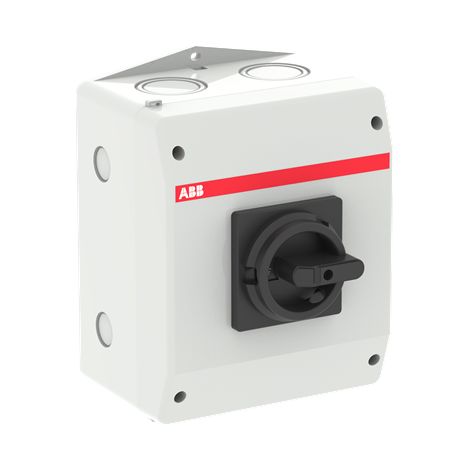 Coffret de Prox Otu 63A 3 pôles IP65 poignée Noire 1SCA132686R1001 ABB 941365