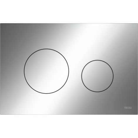 TECE Loop WC-Betätigungsplatte, Zweimengentechnik, chrom glänzend (1/3)