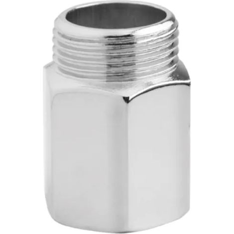 RETROGRUPPO PROLUNGA DISTANZIALE IN OTTONE CROMATO CIECO 3/4 X 43MM  PETTINAROLI