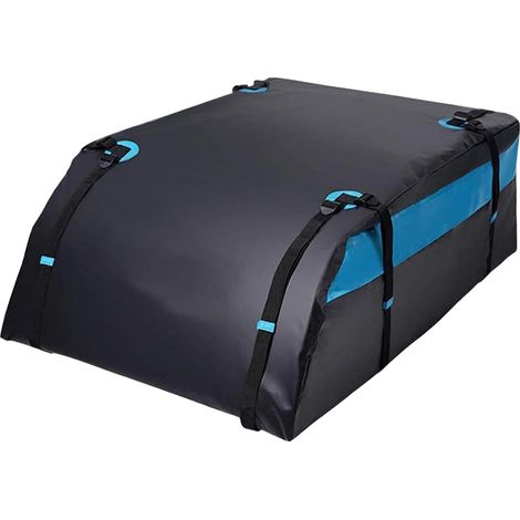 Barres de toit Sac de toit de voiture Support de toit de voiture étanche avec sangles et tapis antidérapant Pour SUV, voitures, camionnettes, road trips, camping, vacances (1/5)