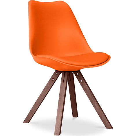 Esszimmerstuhl - Skandinavischer Stil - Denisse Orange