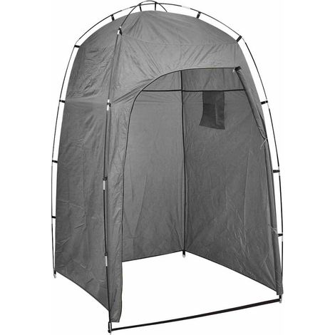 Tente de douche WC Dressing, Tentes douche de camping, Gris OIB9947E (1/5)