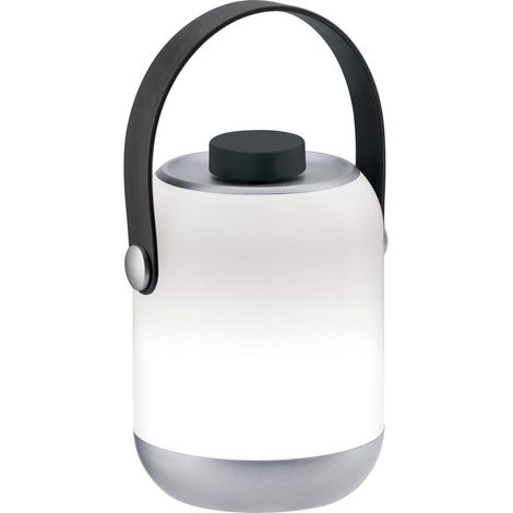 Paulmann 94210 Lampada a batteria Outdoor LED Clutch incl. 1 luce portatile dimmerabile da 1,6 Watt grigio apparecchio a batteria plastica wireless 30 (1/5)