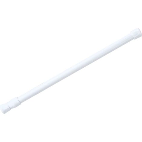 Barre de tension réglable à ressort pour rideau de douche extensible, tringle à rideaux pour placard ou fenêtre
