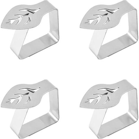 4pcs Anti-Slip Sheet Tablecloth Clips (A) (1/5)