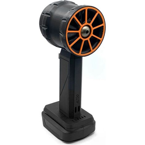 64 mm ducted turbofan, brushless motor, jet fan, 2200 g thrust, car wash, dust blower compatible with optional Dewalt/Makita/Milwaukee 18V/21V batteries (1/5)