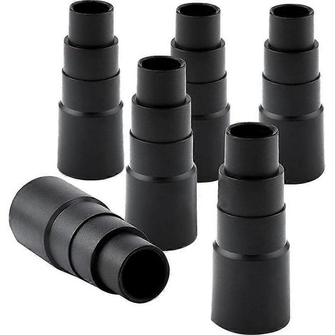 Adaptateur pour aspirateur, lot de 6 adaptateurs et réducteurs pour tuyau d'aspiration de poussière (1/5)