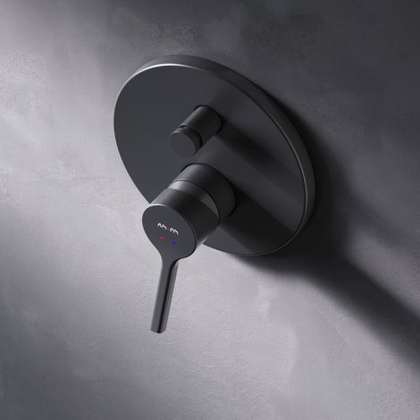 Mitigeur de douche encastré, Noir AM.PM X-Joy S FXB45022