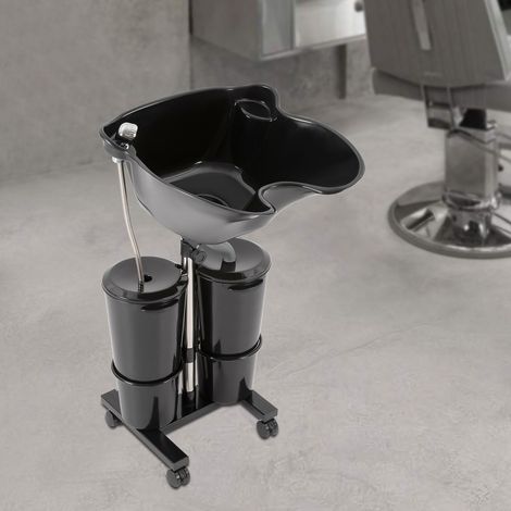 Bac de lavage mobile pour le salon de coiffure Lave-cheveux Lave-tête Avec pompe (1/5)