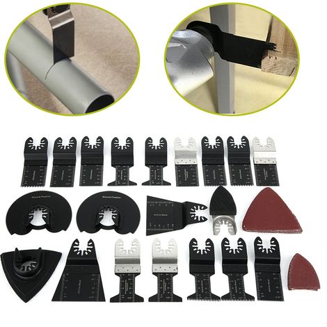 40-teiliges Sägeblatt-Set, multifunktionales Zubehör aus hochkohlenstoffhaltigem Stahl für die Holzbearbeitung (1/5)
