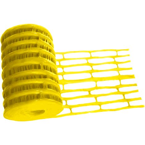 Grillage avertisseur NF jaune gaz 25mx30cm – Résistance mécanique – Tenue de couleur – Signalisation visuelle passage de gaine GAZ – Samex (1/3)