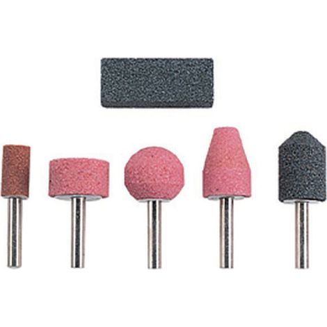 Juego de piedras de afilar con vástago de 6 mm, 5 piezas - L/WF2144000