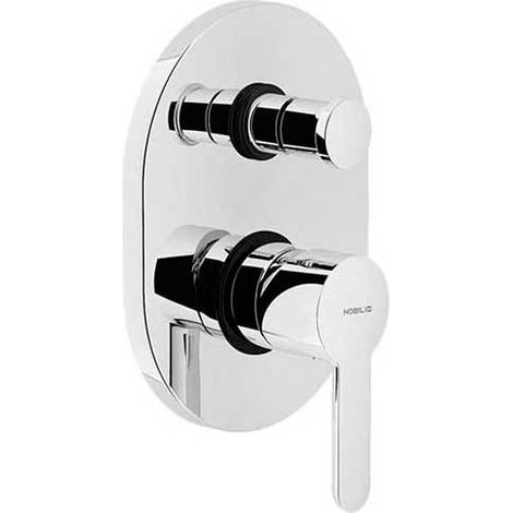 Miscelatore Doccia Nobili ABC con Deviatore ad Incasso Completo CROMO AB87100CR Cromo (1/6)