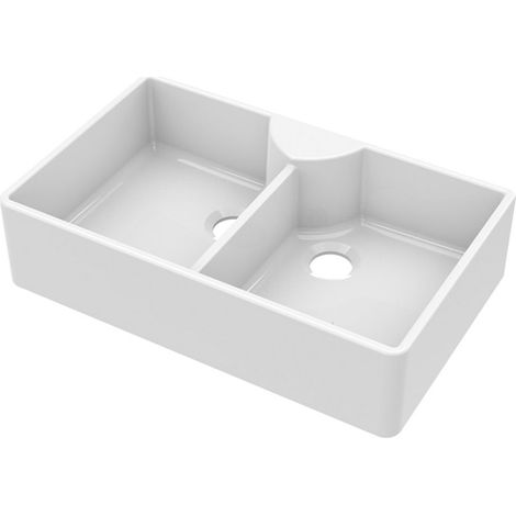 Nuie Belfast Fireclay Kitchen Sink 2.0 Bowl 895mm L x 550mm W - 0 Tap Hole (1/3)