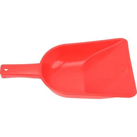 Miniatur-Schneeschaufel aus rotem Polyethylen für den Kühlschrank, mit Haken und Griff, leicht zu reinigen, ideal für Eis und Schnee, kompakt (1/5)