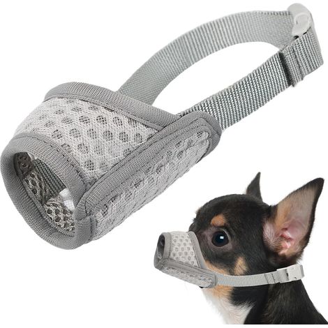 Filiyano-Muselière pour chien wxsp, museau en maille souple pour chiens de petite, moyenne et grande taille, Chihuahua, Caniche, Beagle, Teckel, Corgi (1/5)