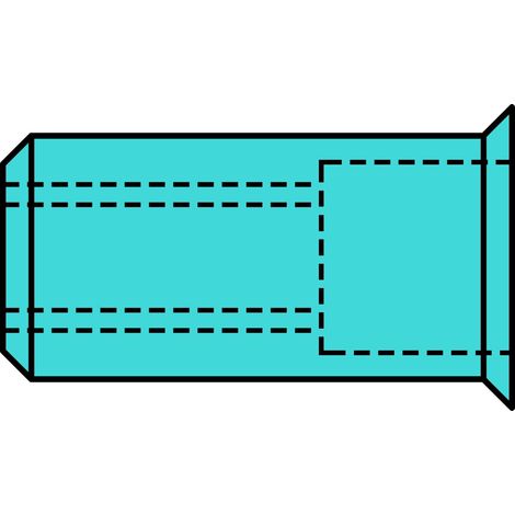 GESIPA Blindnietmutter Nietschaft d x l 11 x 17 mm M8 Kleinkopf Edelstahl - 1433730 (1/4)