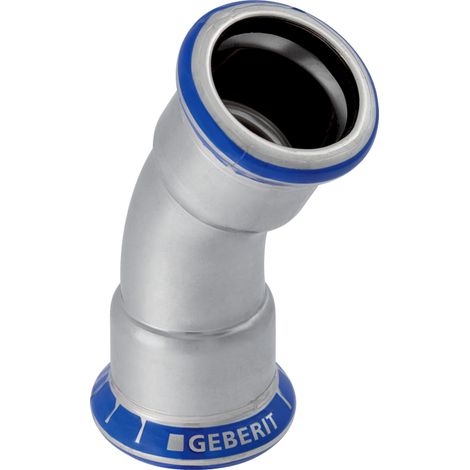 Coude Mapress en acier inoxydable 30 degrés d 28 mm, ÜA