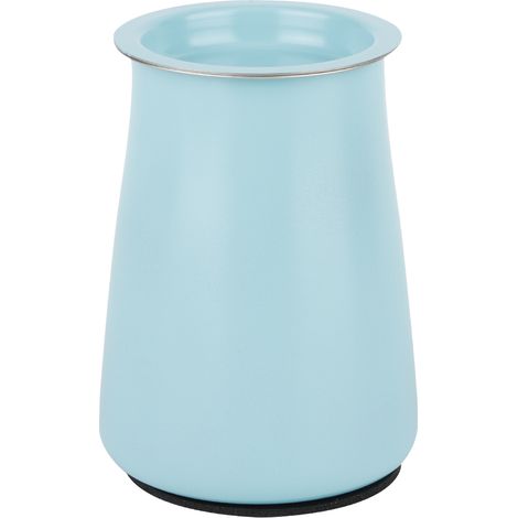 Filtre à café en acier inoxydable, tamis à poudre, tasse de filtrage, accessoire pour préparation de café, bleu (1/5)