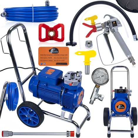 Rosfix Strong Storm 1690 BSS08 – Airless Farbspritzgerät 4500W 22MPa 28L/min Für Wände, Holz, Stahl
