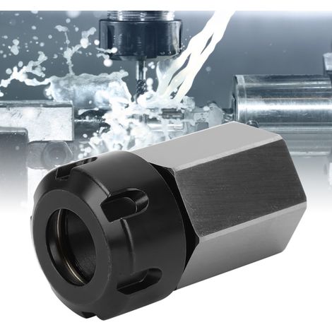 Beyamis Mandrin à pince hexagonale en acier au carbone argenté haute résistance pour tour CNC ER25/32/40ER40 (1/5)