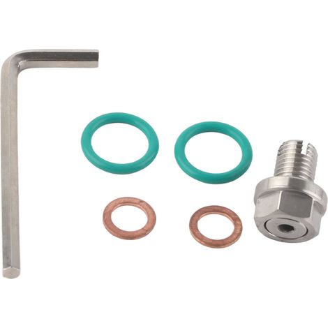 Kit de réparation de filetage de carter d'huile autotaraudeur en acier inoxydable avec bouchon de vidange surdimensionné et joint torique M12,1-1,5x15 mm (1/5)