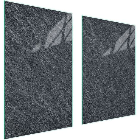 TABLERO PROTECTOR DE VIDRIO PARA COCINA 65x52 PIZARRA (1/5)