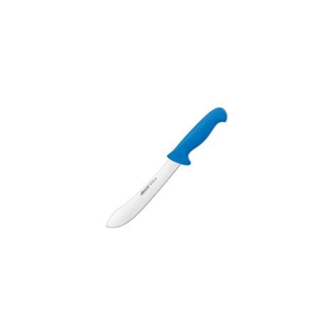 Coltello da macellaio Arcos Colore - Prof. 292623 in acciaio inox Nitrum e mango ergonomico blu polipropilene e 20 lama cm, coperchio espositivo.
