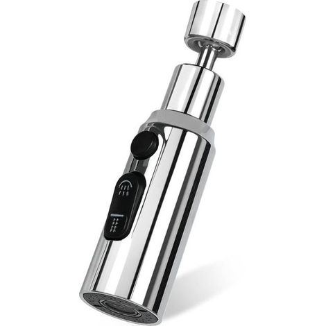 1 Pcs Aérateur de Robinet 3 Modes Rotatif 360° Tête Douchette Evier Cuisine Brise Jet Robinet Cuisine D'eau Pour Robinet (1/3)
