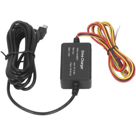 Kit de cableado para cámara de salpicadero, con cables de goma y metal, compatible con espejo retrovisor, GPS y detector de radar 12-30V 10W MINI (1/5)