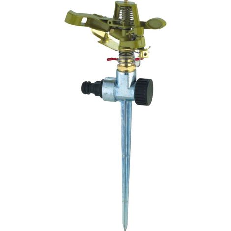 12PZ IRRIGATORE A SETTORE IN ZINCO/OTTONE CON PUNTALE mis. 1/2M