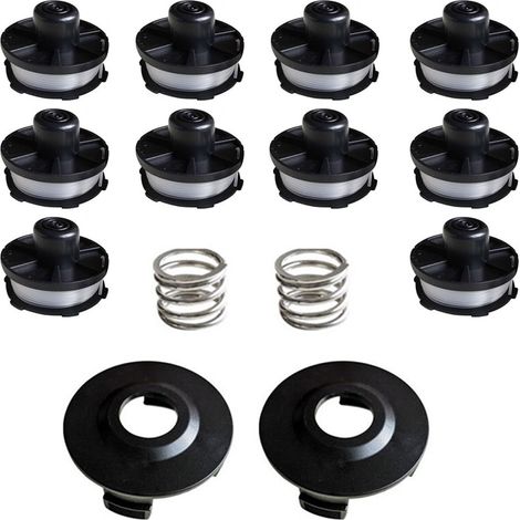 Capuchon de bobine de rechange et kit de ressorts pour tondeuses Makita (1/3)