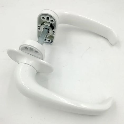 MANIGLIA MEDAL MOD.GIOIA 898 CON MOLLA BIANCO R8