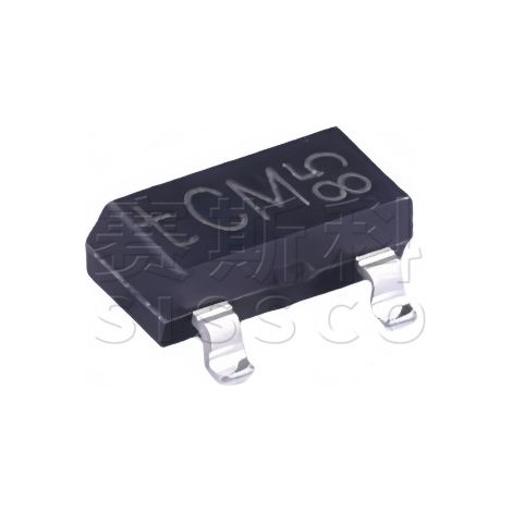 Ansys NX7002AK,215 SOT-23 MOSFET (Metal-O-Field Transistor) electronic component chip, 5 units.