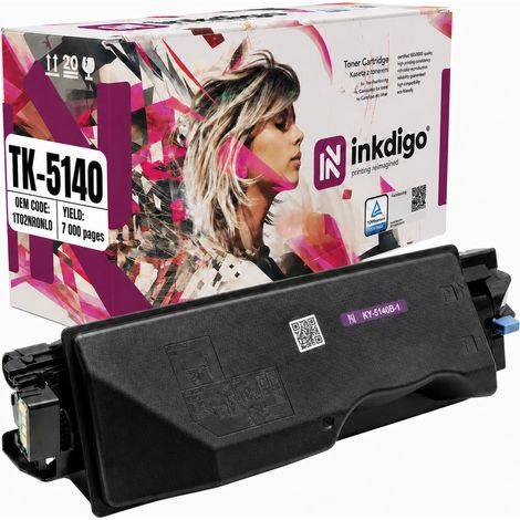 Toner Inkdigo TK5140K compatibile con Kyocera ecosys M6030cdn P6130cdn, certificato TÜV. (1/5)