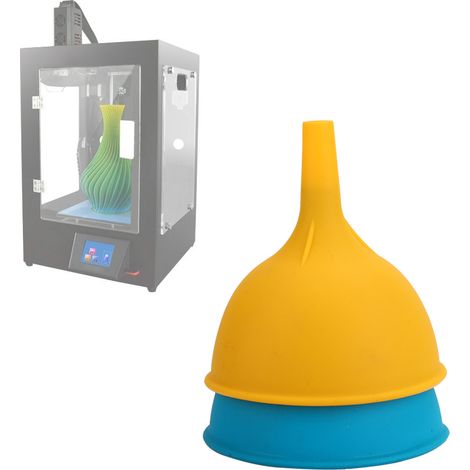 Entonnoir en Silicone pour Résine 3D - Filtre et Accessoire pour Imprimantes SLA/DLP