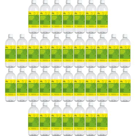 36 Flaconi 1L Bioetanolo con Citronella per Biocamini da Esterno