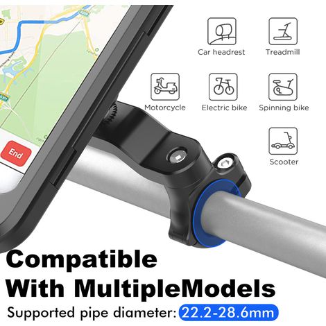 Support de téléphone portable pour vélo, étanche IPX4, magnétique, support de vélo (1/3)