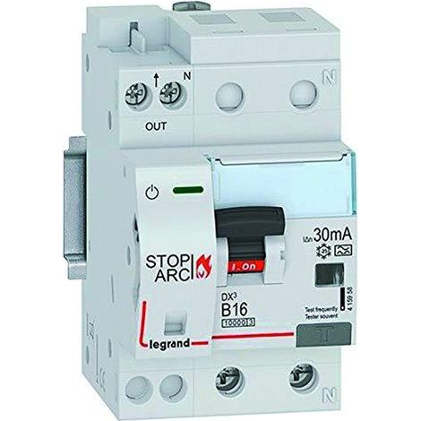Legrand Disjoncteur Sécurisé blanc compact 30 mA 230 V