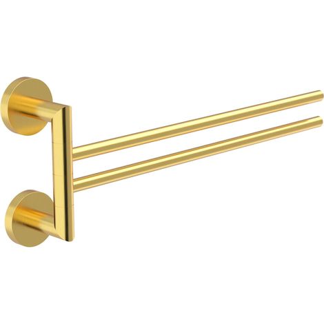 Nimco Unix - Toallero, longitud 41 cm, oro cepillado UNZ 13096-Z (1/2)