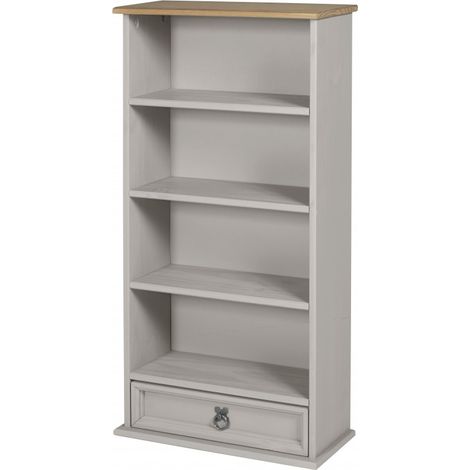 Corona Grey Wax 1 Drawer DVD Rack (1/4)