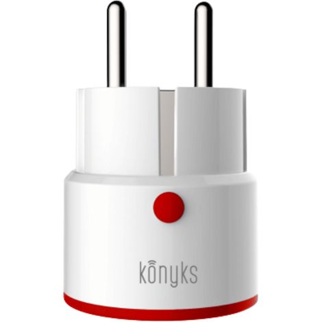 Konyks Priska Max 3 FR - Prise connectée WiFi + BT, Fonctions avancées V3, 16A, Compteur de consommation, Compatible Alexa et Google Home & Tuya (1/5)