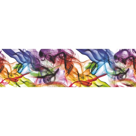 AG Design WB 8201 Wall Border-Autoadesivo, Pellicola, Colorful, 500 x 14 cm