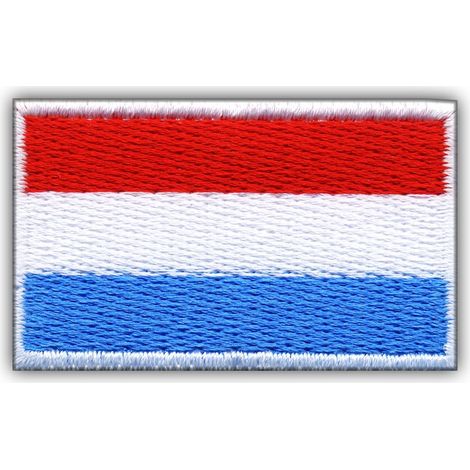 Aufnäher mit der Flagge Luxemburgs – Magnetische Rückseite – Gestickter Aufnäher/Abzeichen/Emblem