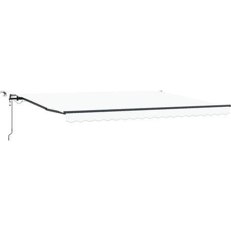 Maison Exclusive - Tessuto per Tenda Bianco 450 × 300 cm Poliestere