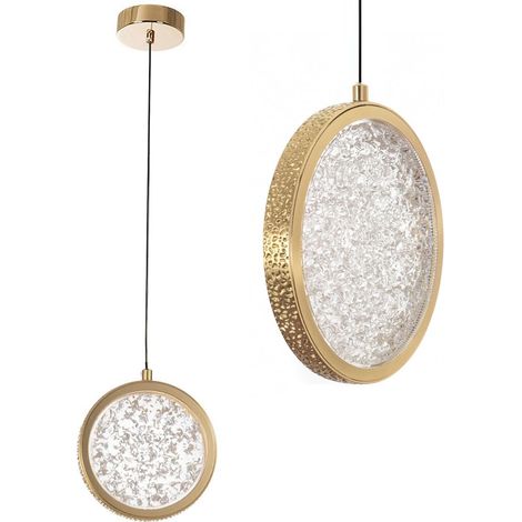 LÁMPARA COLGANTE TOOLIGHT LED G089-1CP TRANSPARENT